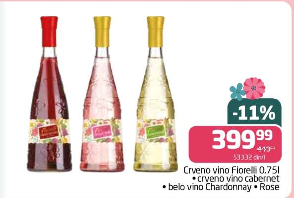 Crveno vino Fiorelli 0.75l