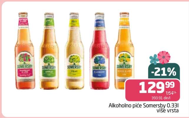 Alkoholno piće Somersby 0.33l