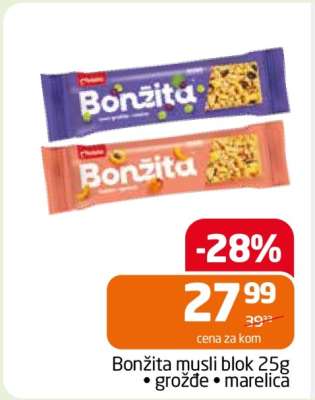Bonžita musli blok 25g