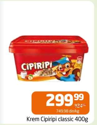 Krem Cipiripi classic 400g