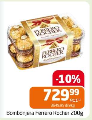 Bombonjera Ferrero Rocher 200g