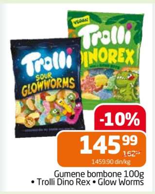 Trolli Dino Rex / Glow Worms