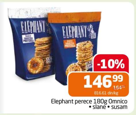 Elephant perece 180g Omnico
