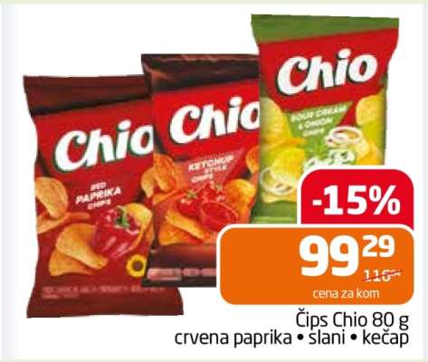 Čips Chio 80 g