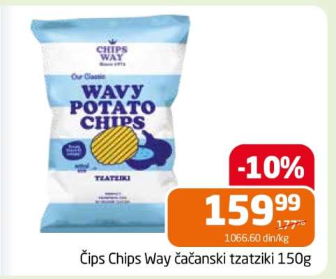 Cips Chips Way Cacanski Tzatziki 150g