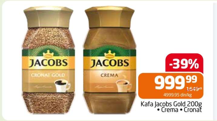Kafa Jacobs Gold 200g