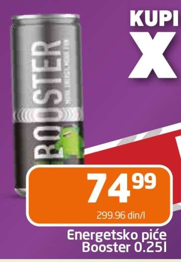 Energetsko piće Booster 0,25l