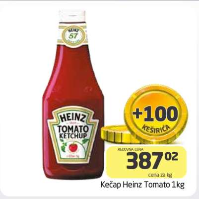 Kečap Heinz Tomato 1kg