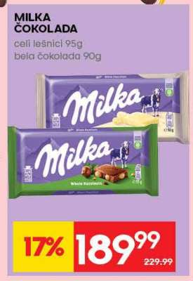MILKA ČOKOLADA