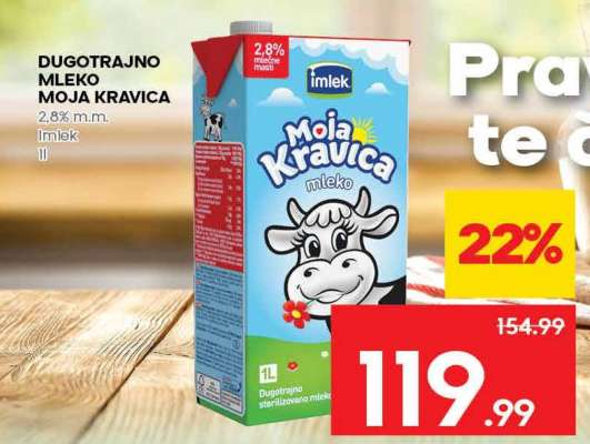 DUGOTRAJNO MLEKO Moja Kravica