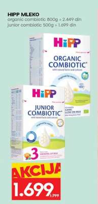 HIPP MLEKO junior combiotic 500g