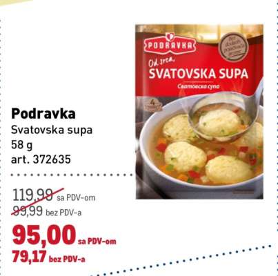 Podravka Svatovska supa
