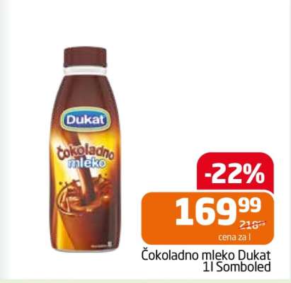 Čokoladno mleko Dukat 1l Somboled