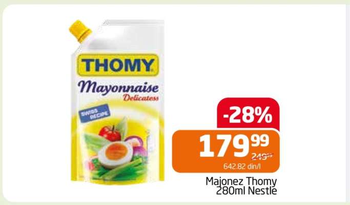 Majonez Thomy 280ml Nestle