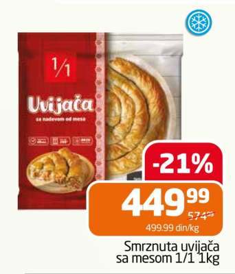 Smrznuta uvijača sa mesom 1/1 1kg