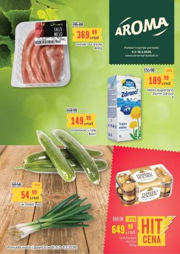 Aroma Market katalog - 05.03.2026 - 18.03.2026.