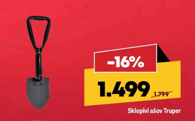 Sklopivi ašov Truper