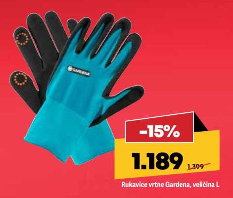 Rukavice vrtne Gardena, veličina L