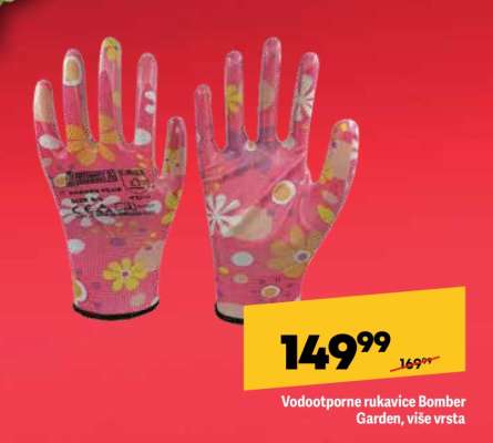 Vodootporne rukavice Bomber Garden, više vrsta