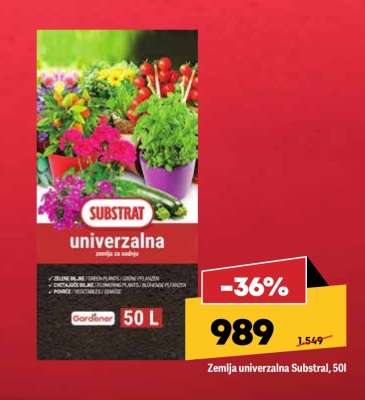 Zemlja univerzalna Substral, 50l