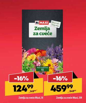 Zemlja za cveće Maxi, 5l