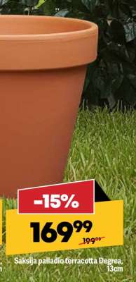 Saksija palladio terracotta degrea 13cm