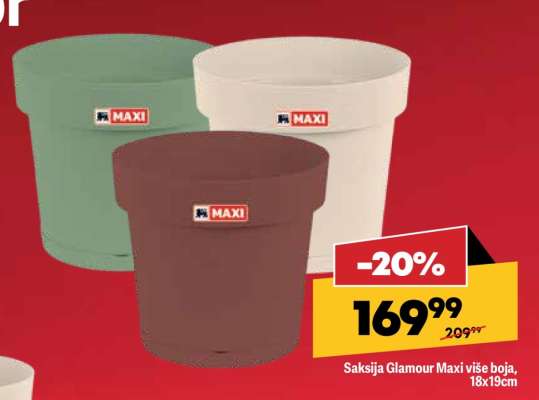 Saksija Glamour Maxi