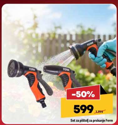 Set za pištolj za prskanje Ferm