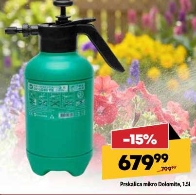Prskalica mikro Dolomite, 1.5l
