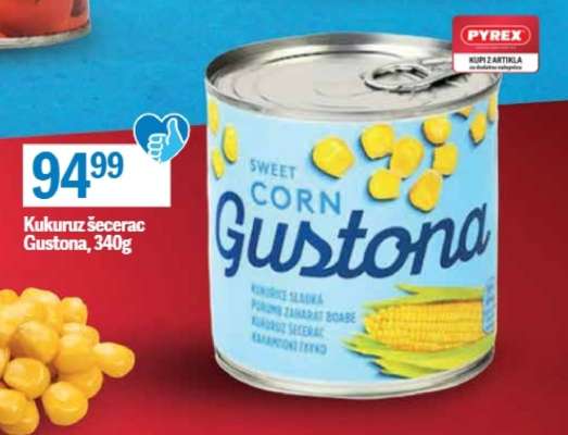 Kukuruz šećerac Gustona 340g