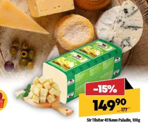 Sir Tilsiter 45 % mm Paladin , 100g