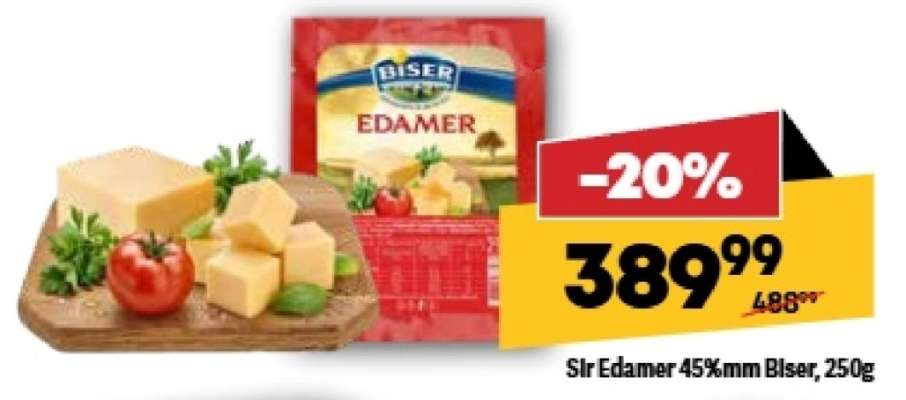 Sir Edamer 45%mm Biser, 250g