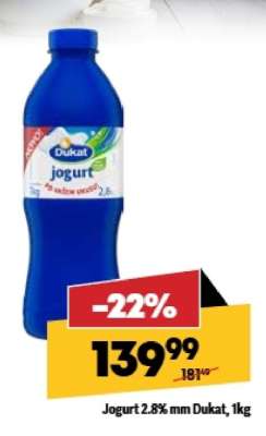 Jogurt 2,8% mm Dukat, 1kg