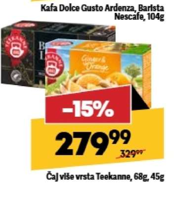 Čaj više vrsta Teekanne, 68g, 45g