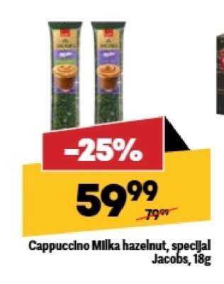 Cappucino Milka hazelnut, specjal Jacobs, 18g