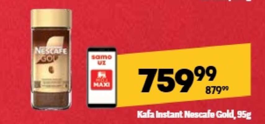 Kafa instant Nescafe Gold 95g