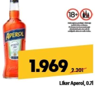 Liker Aperol, 0.7l