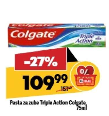Pasta za zube Triple Action Colgate 75ml
