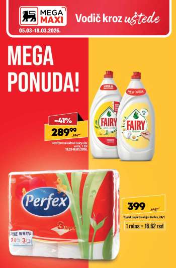 Mega Maxi katalog - 05.03.2026 - 18.03.2026.