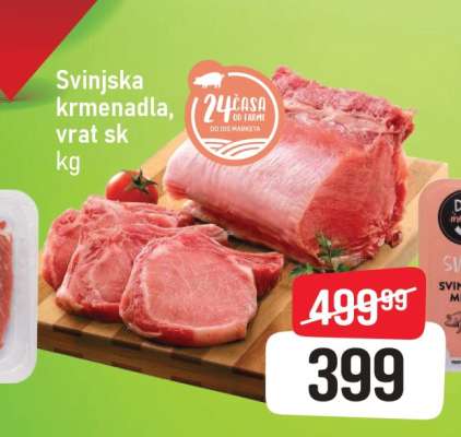 Svinjska krmenadla, vrat sk kg