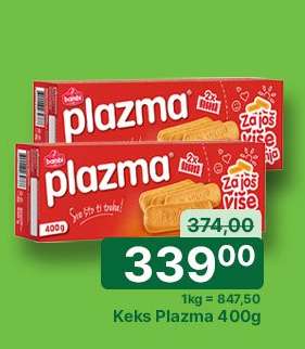 Keks Plazma 400g