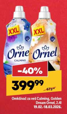 Omkšivač za veš Calming, Golden Dream Ornel, 2,4l