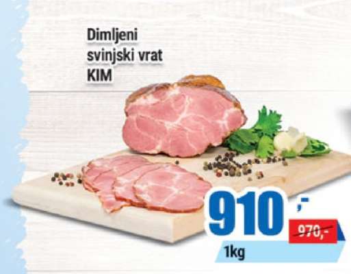 Dimljeni svinjski vrat KIM