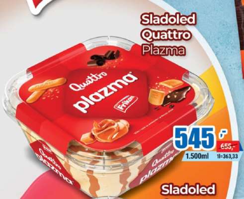 Sladoled Quattro Plazma