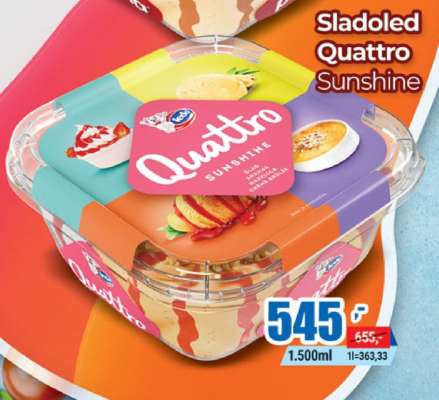 Sladoled Quattro Sunshine