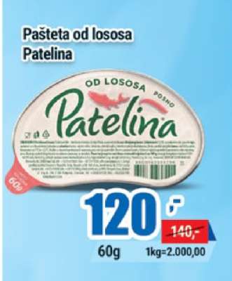 Pašteta od lososa Patelina