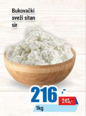 Bukovački sveži sitan sir