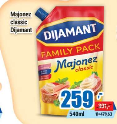 Majonez Classic Dijamant