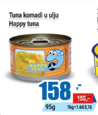 Tuna komadi u ulju Happy tuna