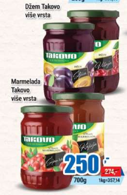 Marmelada Takovo više vrsta